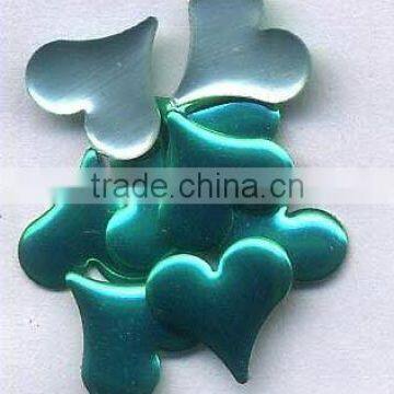 Rhinestuds Hot Fix Iron on Heart Shape 10mm