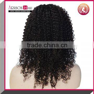 Qingdao Kinky Curly u Part Wig for Black Women Indian Virgin Hair Machine Made