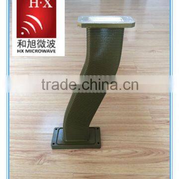 New design WR284 Flexible Rectangular seamless Waveguide