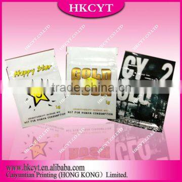 Happy Star series herbal incense packaging bag/Wholesale cheap plastic packaging bag