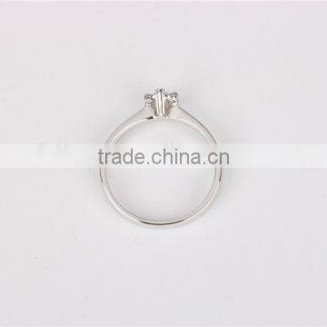 New Design Ladies Finger Single Stone Ring Designs 925 Sterling Silver photo-4