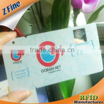 irregular Big discount card with customized design