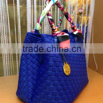 Cheaper Nylon Foldable Bag Woven Nylon Handbag Ladies photo-6