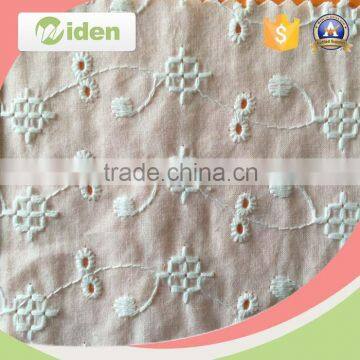 Beautiful flower lace blouse accessories cotton embroidery lace fabric