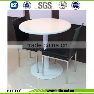 Hot sale white acrylicsolid surface fast food table top