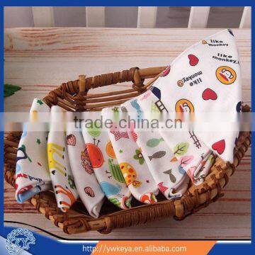 2016 New Fashion Good Quality 100% Cotton Baby Bandana Drool Bibs for Newborn to Todder