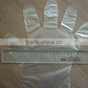 disposable arm length pe gloves