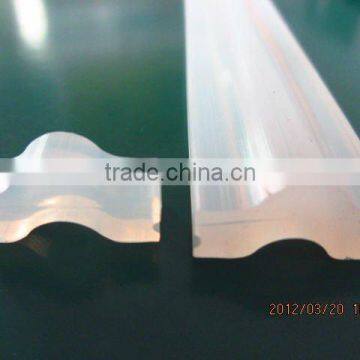 Clear silicone sealing strip