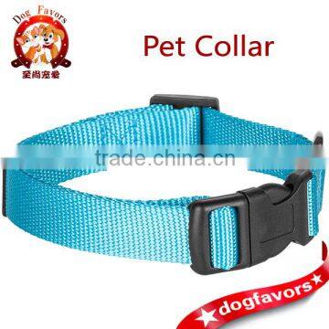 Dog training equipment, Blue Nylon Dog Collar