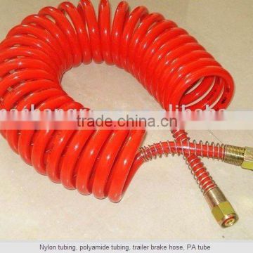 red PU air brake hose