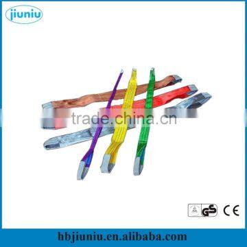 Colorful belt type sling, nylon lifting sling