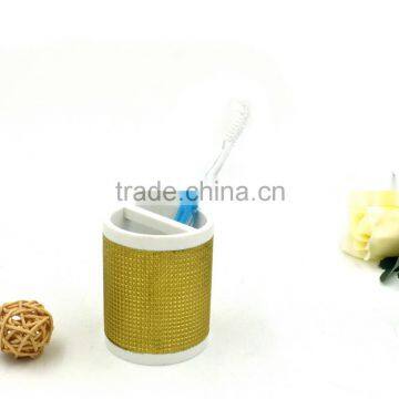 Golden Painting Polyresin Bathroom Accessories Set for Bathroom photo-5