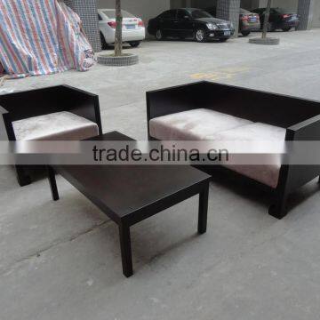 wooden hotel lobby sofa XYN511