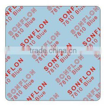 Structured PTFE-Gasket-Sheet SONFLON 7810 Blue