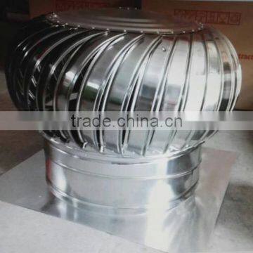 Powerless roof ventilation fans for workshop