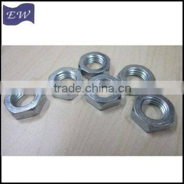 M14 chamfered steel hexagon thin nut (DIN936)