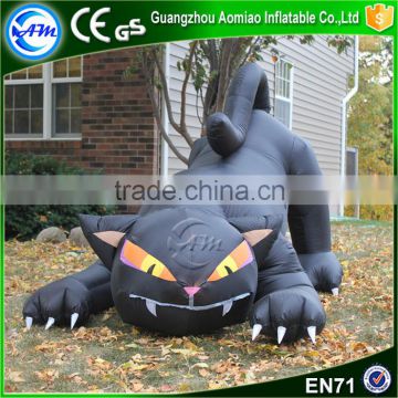 Big black inflatable cheshire cat inflatable cat balloons for Halloween