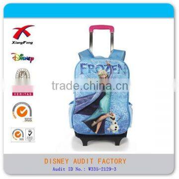 frozen elsa trolley backpack school EVA trolley bag for girls