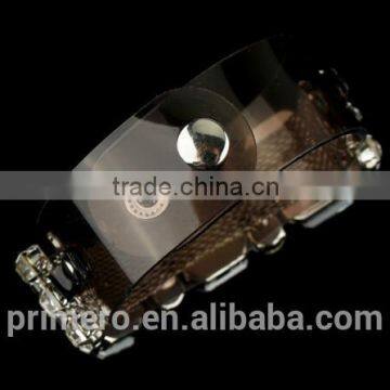 New Vintage Crystal Flower PVC Bracelets & Bangles For Women Fashion Designer Jewelry photo-6