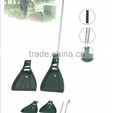 Plastic garden rake and claw