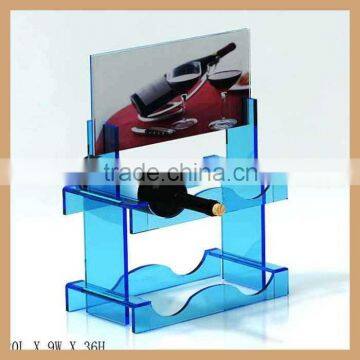Assorted Color Acrylic Wine Display Rack,plexiglass Wine Bottle Rack photo-4