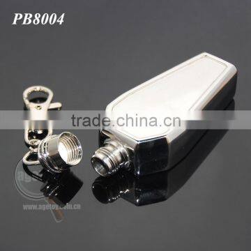 1oz Personalized Coffin Shape Stainless Steel Portable Flagon Kettle Oilcan 28ML Metal Travel Wine Pot Mini Custom Hip Flask photo-4