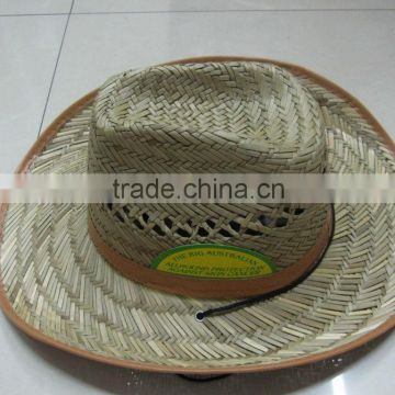 New Design wholesale straw cowboys hats sombrero straw hat HM-08