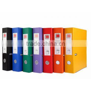 Best selling stylish high quality a4 fc 3 inch hardcover stick file folder with spring clip