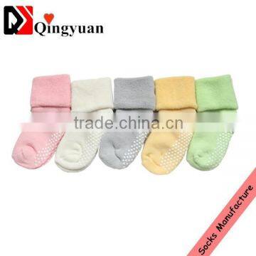 baby full terry socks with turn cuff baby socks