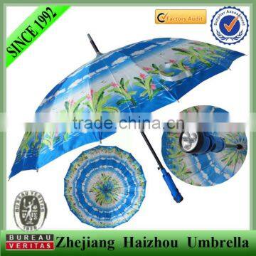 lighting walker stick straight rain umbrella