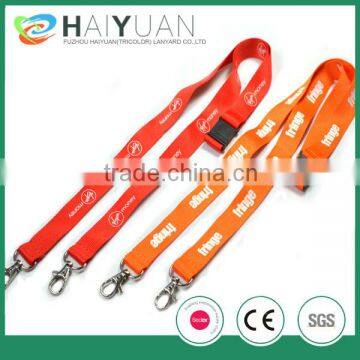hot selling custom your own logo beautiful cheap polyester lanyard