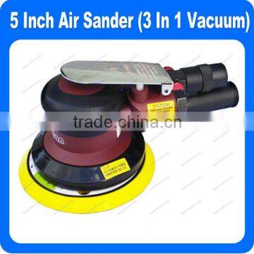 5 Inch Air Pneumatic Sander (Non Vacuum, Self Generated Vacuum, Central Vacuum)