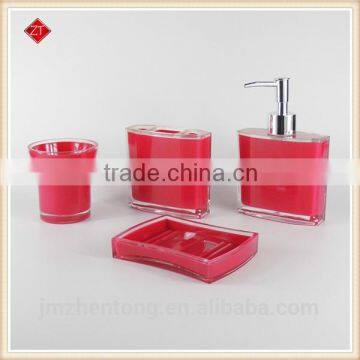 colorful bathroom accessories manufacturer with cup holder