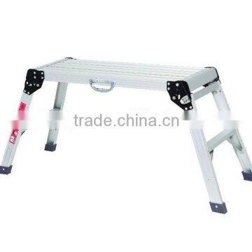 Walmart supplier aluminun foldable work platform ladder with EN131 JC-703A