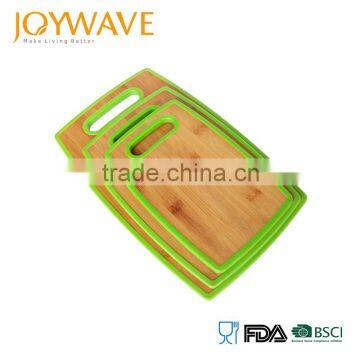 Top quality eco friendly bamboo cutting board set
