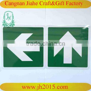 Customrized Aluminium Reflective Traffic Road Signs turn left metal sign