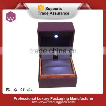 Custom led light championship ring box