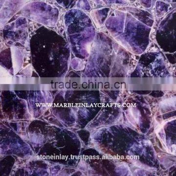 Exclusive and Designer Amethyst Slabs For Home Decoration