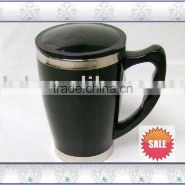 customized plastic travel mugs with logo printed