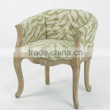 Wood armchair / french leisure armchair /solid wood armchairs (CH-939-1-Oak)