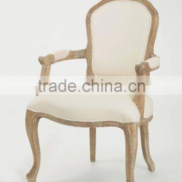 French Antique Wooden Armchair(CH-859-OAK)