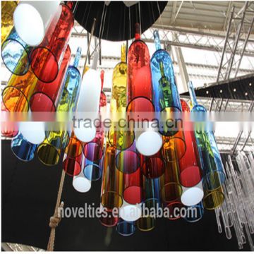 Winebottle Shape Glass Pendant Lamp for Indoor Decoration