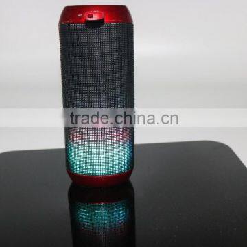 Hottest Top Quality 2016 music mini bluetooth speaker with FM radio,LED Light, TF Card support