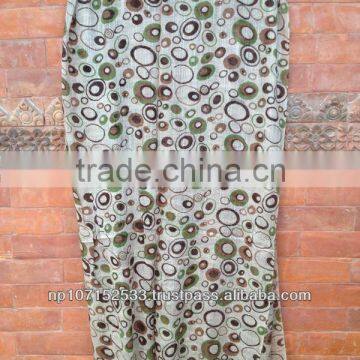 Silk Viscose Scarf With Summer Multy Flower photo-5