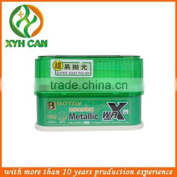 Full Color Printed Round Car Wax Tin Container,car Wax Can