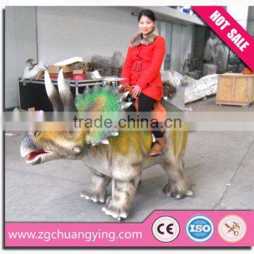 Coin operated mount styles can be customized dinosaur ride for children