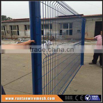 Trade Assurance Hot dipped galvanized and powder coated welded panel fence