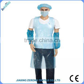 ZR-AP001 disposable PE, HDPE, LDPE thick kitchen plastic apron
