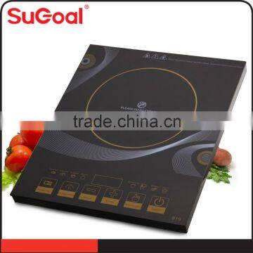 Button control induction cooker for kitchen use