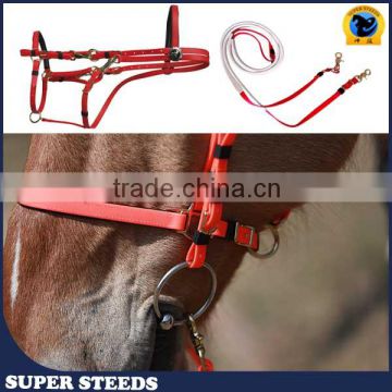 endurance pvc horse bridles and reinwith copper buckles